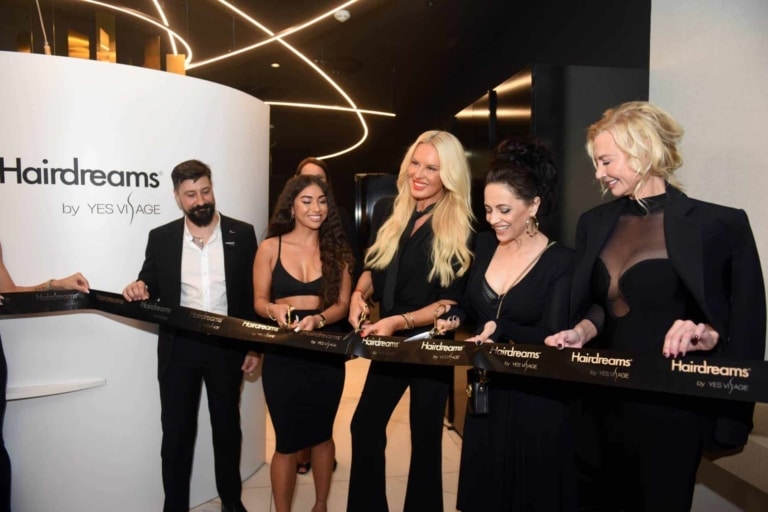 The team of the new salon in Prague is celebrating its opening